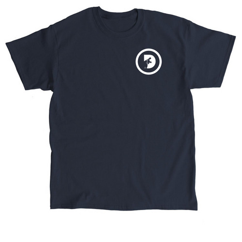 Classic Pocket Logo, a Navy Classic Unisex Tee