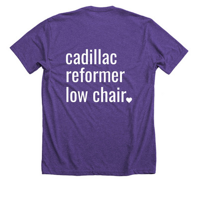 Pilates Equipment, a Heather Team Purple Premium Unisex Tee