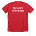 GFS Kindergruppe T-Shirt, a Heather Red Premium Unisex Tee (back-view)