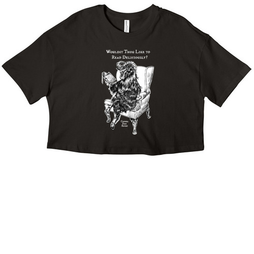 Black Philip Friday, a Black Women?s Cropped Cotton Tee