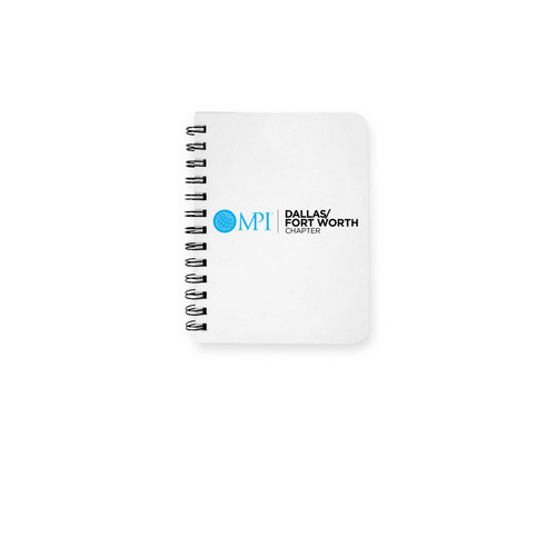 MPI DFW, a White Spiral Notebook