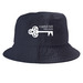 CHV Hats, a Navy Printed Bucket Hat