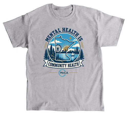 Mental Health in Community Health, a Sport Grey Classic Unisex Tee