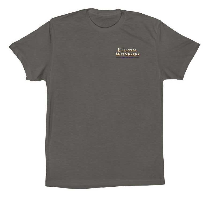 Logo Back Shirt, a Asphalt Premium Cotton Tee