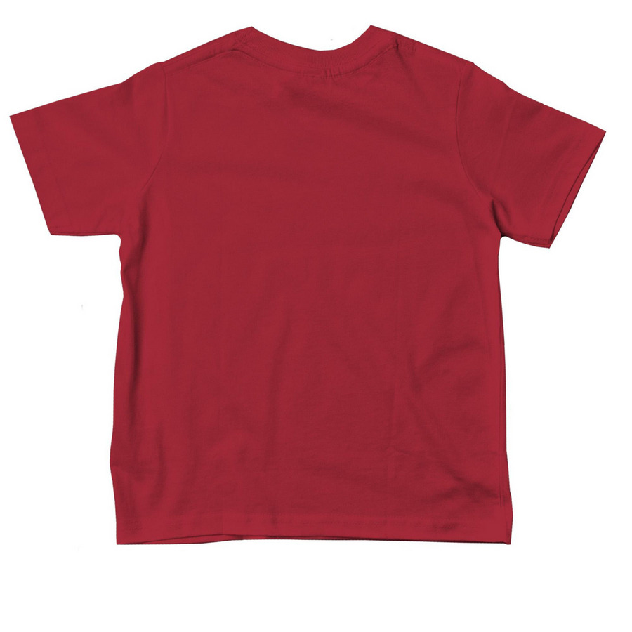 Toddler CHMS Classic School Shirt, a Red Toddler Tee (back-view)