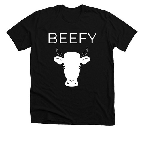 Beefy, a Solid Black Blend Premium Unisex Tee