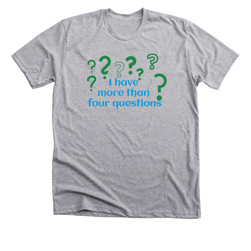 4 Questions, a Athletic Heather Premium Unisex Tee