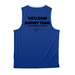 Wedgie Shirt - Performance, a True Royal/ White Reversible Basketball Jersey (back-view)