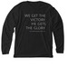 Esthers Rising, a Solid Black Blend Premium Long Sleeve Tee