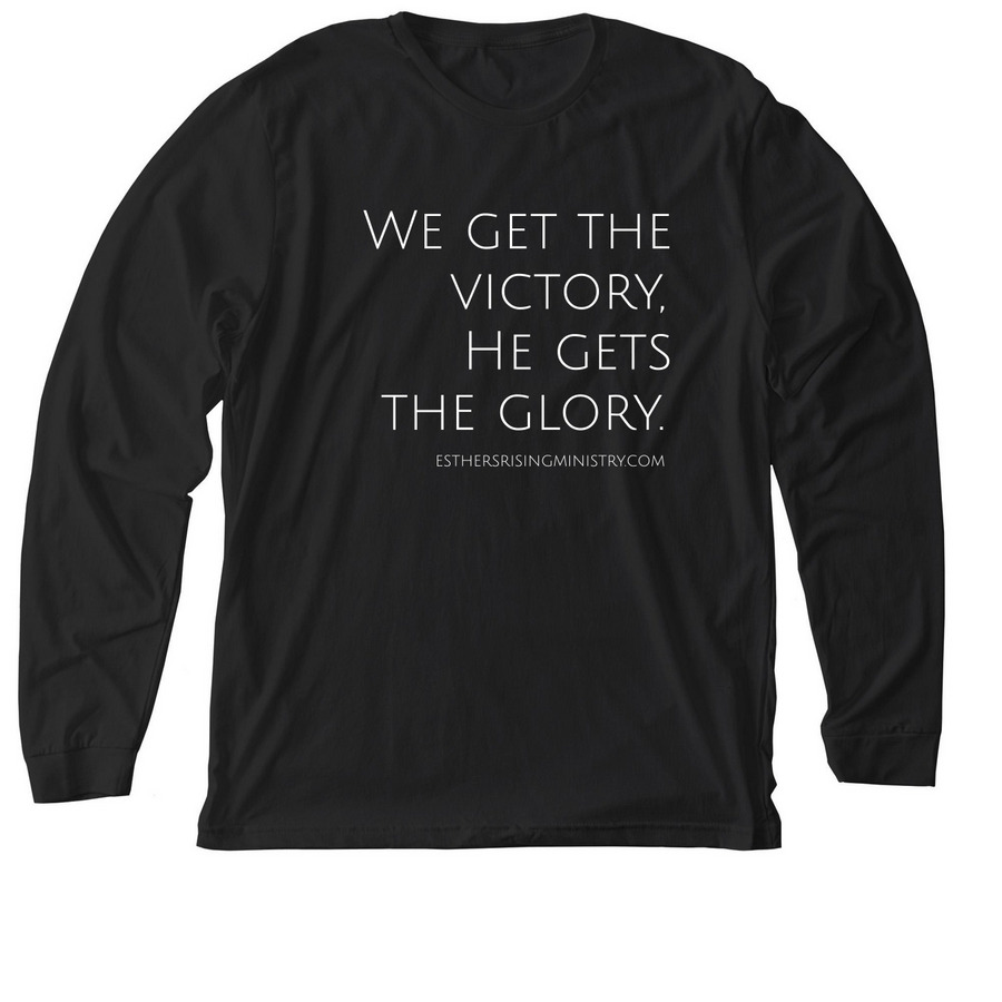 Esthers Rising, a Solid Black Blend Premium Long Sleeve Tee
