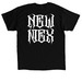 NM Shirt, a Black Classic Unisex Tee (back-view)