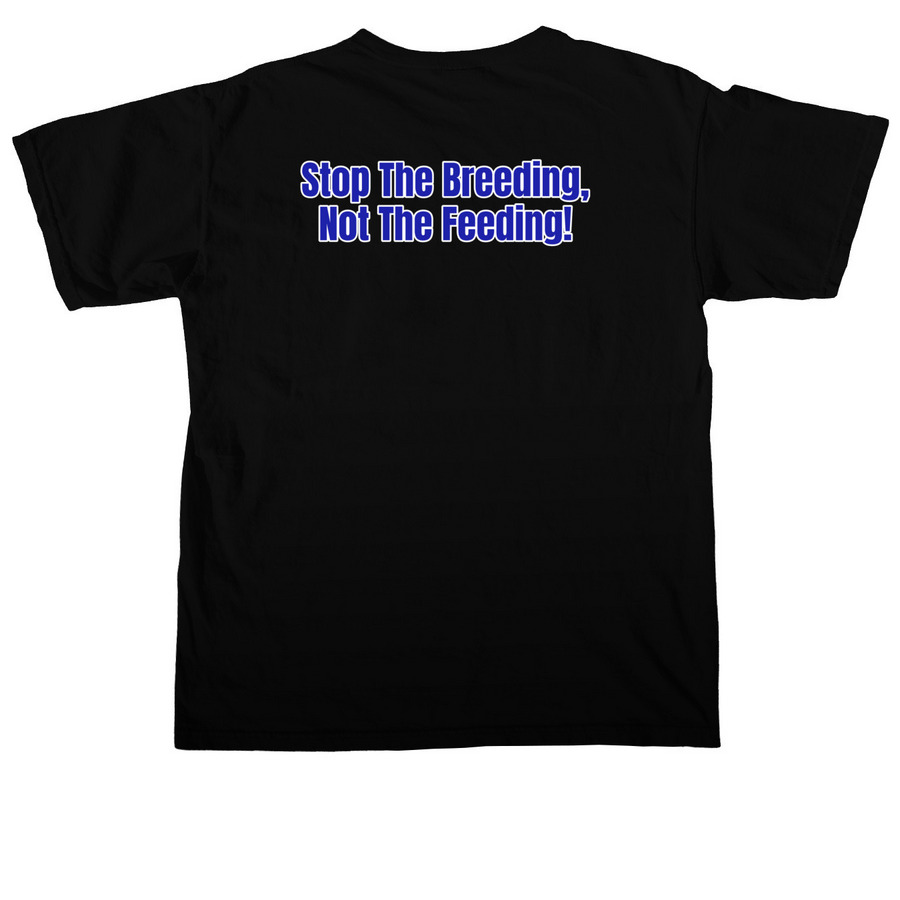 Caring For Community Cats, a Black Comfort Colors Unisex Tee (back-view)