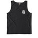 Anti-Fascist Lifting Club, a Black Comfort Colors Tank Top
