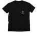 JL Standards-White Logo, a Solid Black Blend Premium V-Neck Tee