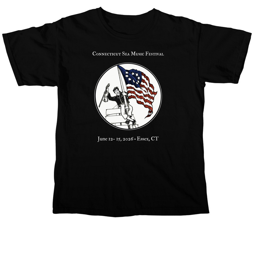 2026 CT SMF Shirts - Dark / White Logo, a Black Comfort Colors Unisex Tee