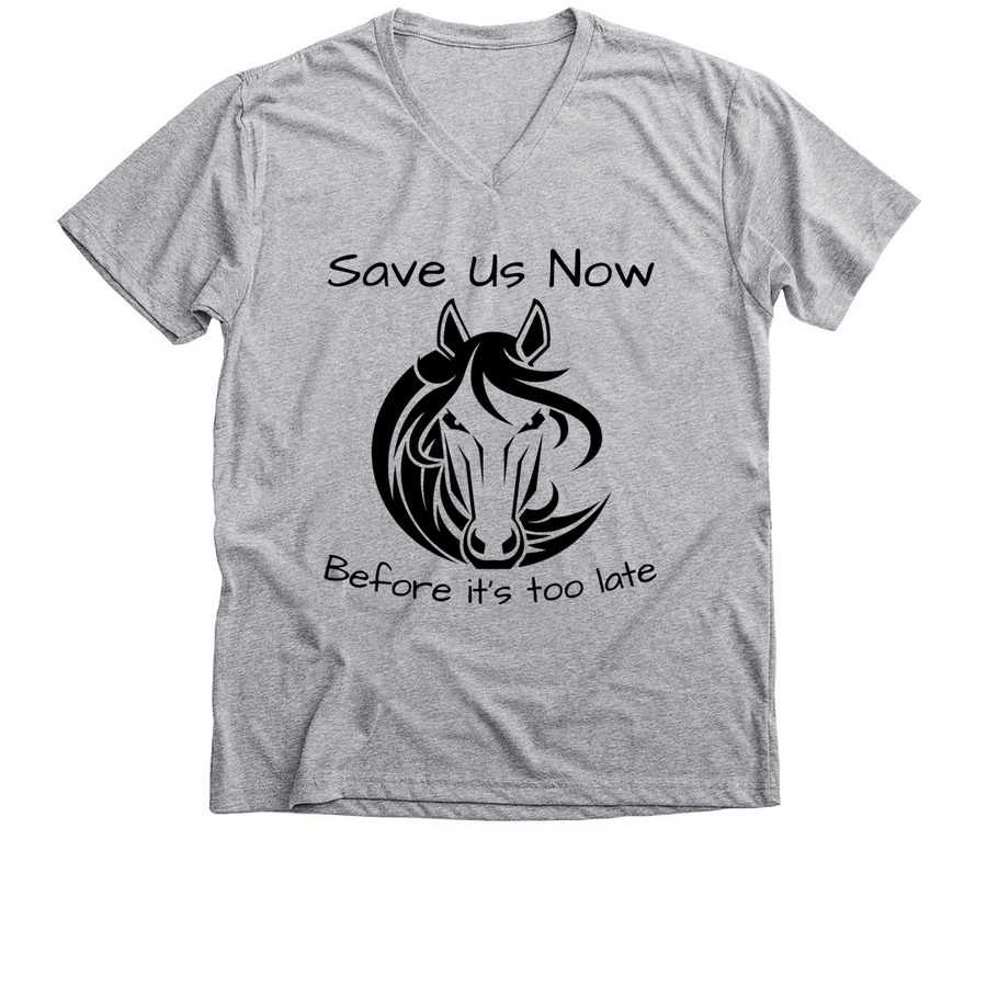 OWHO Signature Tee, a Athletic Heather Premium V-Neck Tee