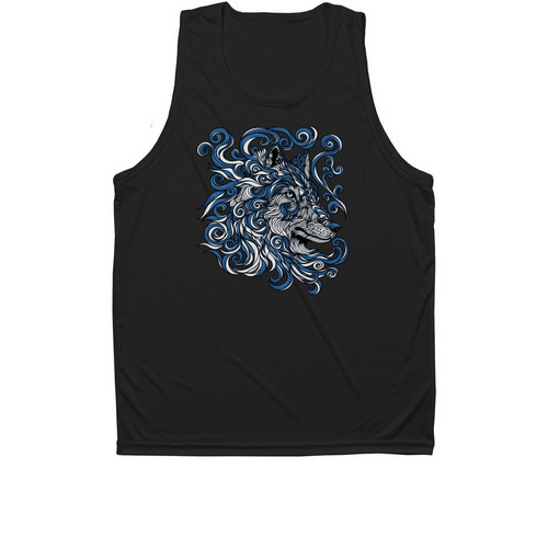Work out, a Black Unisex Performance Tank