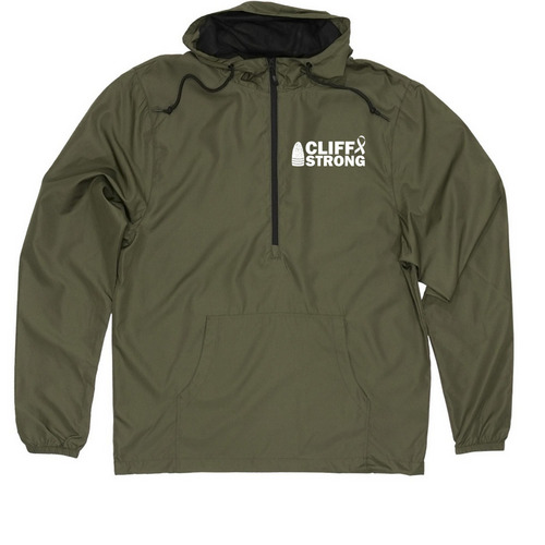 Cliff Strong Windbreaker Jacket, a Army Quarter-Zip Windbreaker