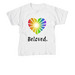 LGBTQ+ are Beloved, a White Youth Unisex Tee