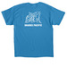 Unisex Tees, a Sapphire Classic Unisex Tee (back-view)
