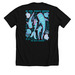 Be Mad, Create Change, a Solid Black Blend Premium Unisex Tee (back-view)