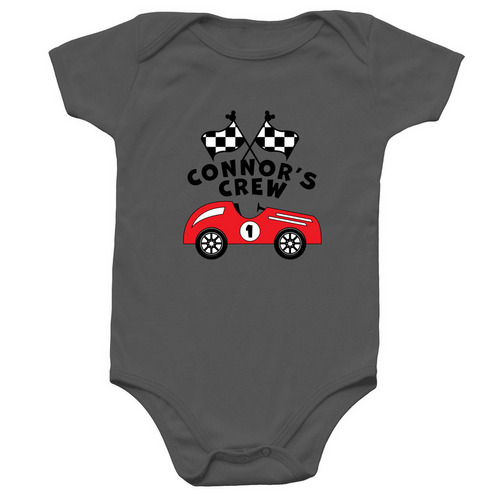 Baby, a Charcoal Infant Onesie