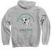 Paws Crossed Dog Rescue TShirt fundraiser&nbsp;, a Sport Grey Pullover Hoodie (back-view)