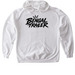 Bengal Trailer T's and Hoodies Simple Black Logo, a White Gildan Softstyle Pullover Hoodie