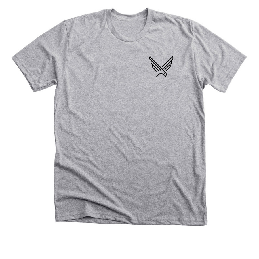 Low Key Abbott Pride, a Athletic Heather Premium Unisex Tee