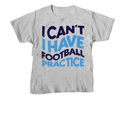 I Have Football Practice, a Sport Grey Youth Unisex Tee