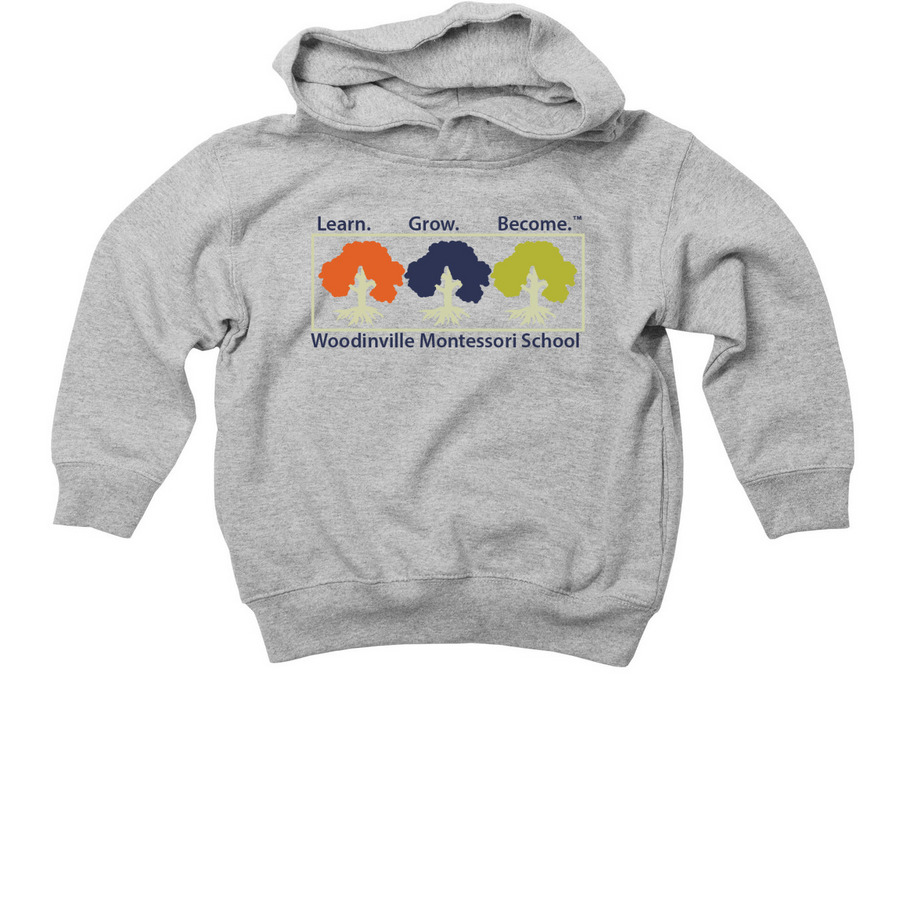 Toddler Pullover Hoodie (Color Logo), a Heather Toddler Pullover Hoodie