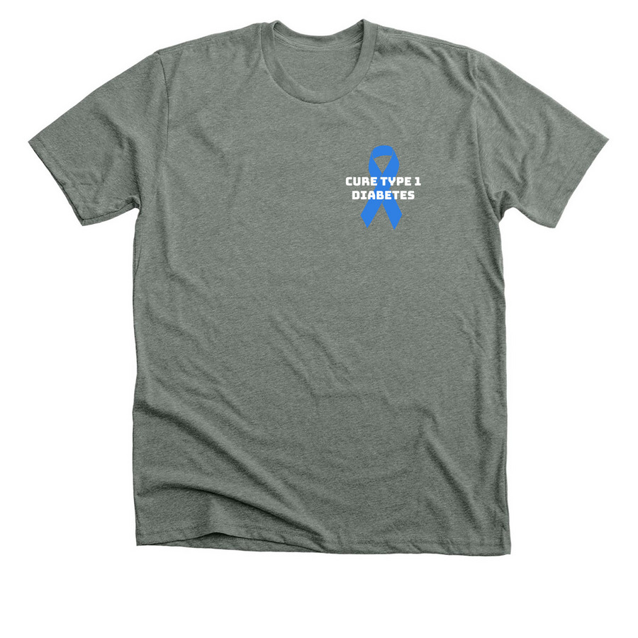 Colleen's Pancreas Posse, a Deep Heather Premium Unisex Tee