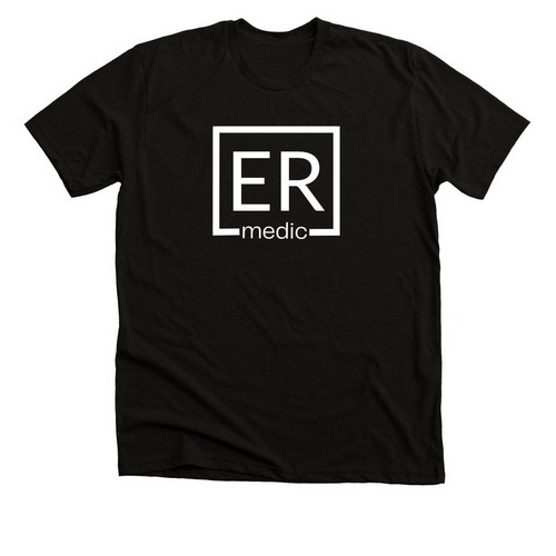 ER Medic, a Solid Black Blend Premium Unisex Tee