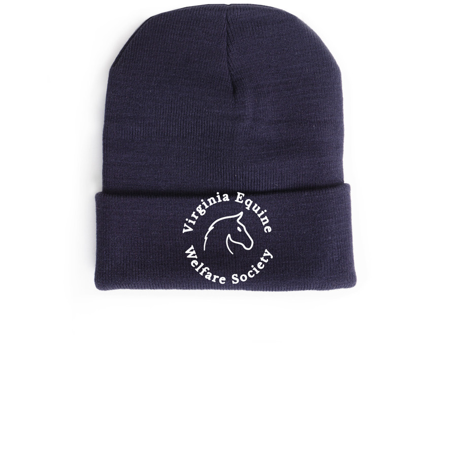 VEWS Hat Fundraiser, a Navy Cuffed Beanie