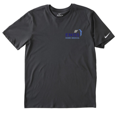 active, a Anthracite Nike Dri-FIT Jersey Blend Performance Tee
