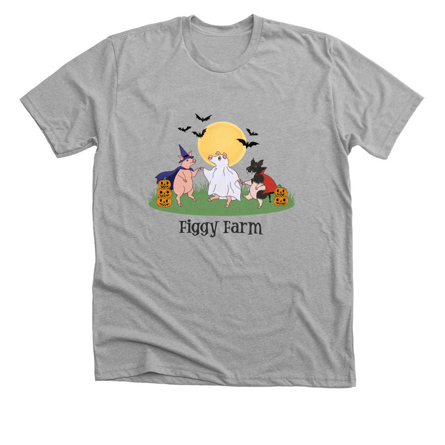 Halloween Greetings from Figgy Farm&nbsp;?, a Athletic Heather Premium Unisex Tee
