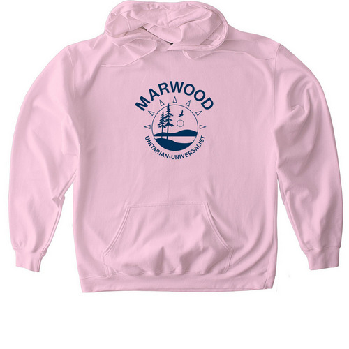Marwood 2026 - Color of the Year, a Light Pink Gildan Softstyle Pullover Hoodie