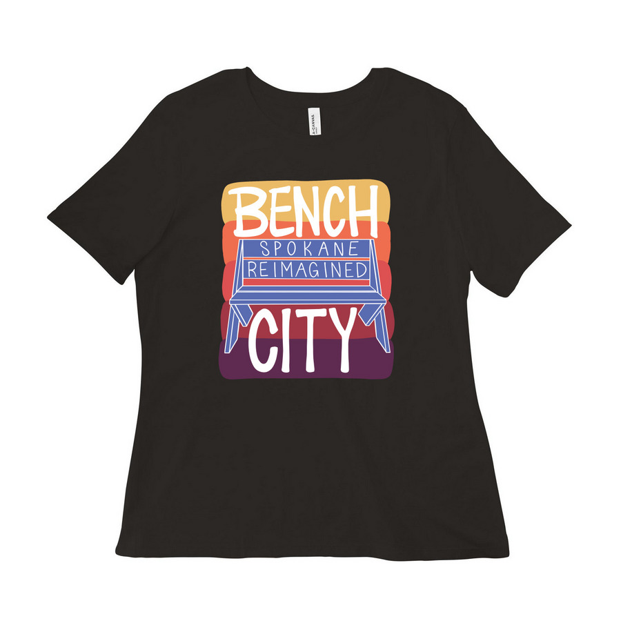 Bench City, a Black Women?s Relaxed Cotton Tee