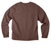 Maplewood Block Letter ? Adult Tee, a Cocoa Unisex Heavyweight Long Sleeve Tee (back-view)
