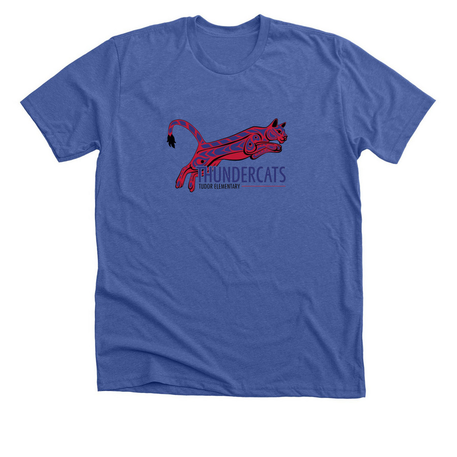 Tudor Thundercats Logo, a Solid True Royal Premium Unisex Tee