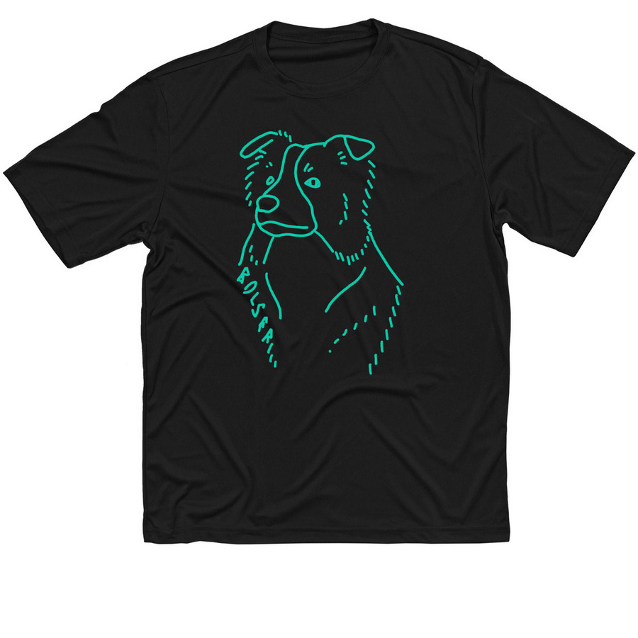 Bolser Border Collies Activewear, a Black Classic Performance Tee