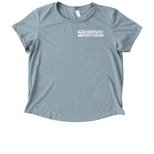 STRENGTH FOR LIFE SOUTH DENVER, a I Like You Blue Allmade Eco Triblend Women?s Scoop Neck Tee