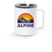 ALPINE Mug, a White Stainless Steel Travel Mug