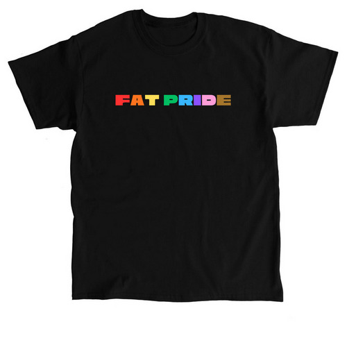 Fat Pride!, a Black Classic Unisex Tee