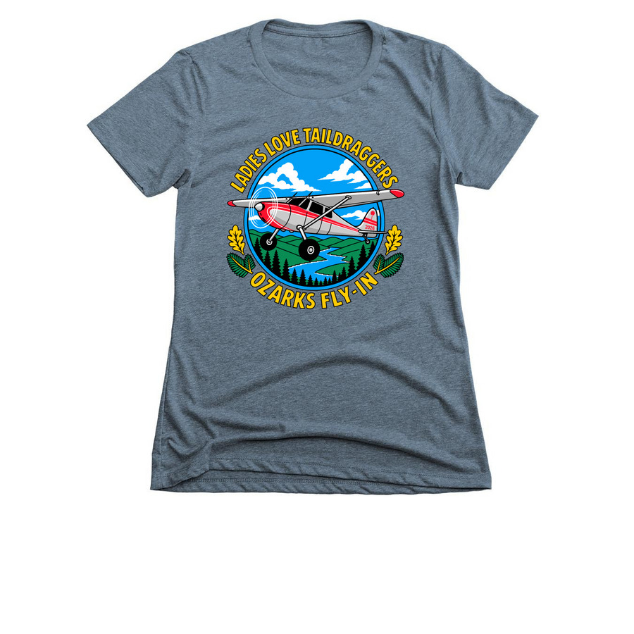 LLT Lake of the Ozarks Fly-In: 9 Styles!, a Indigo Women's Slim Fit Tee