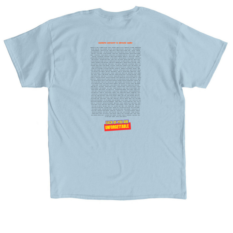 ?You?ve Got A Friend In Jaden??, a Light Blue Classic Unisex Tee (back-view)