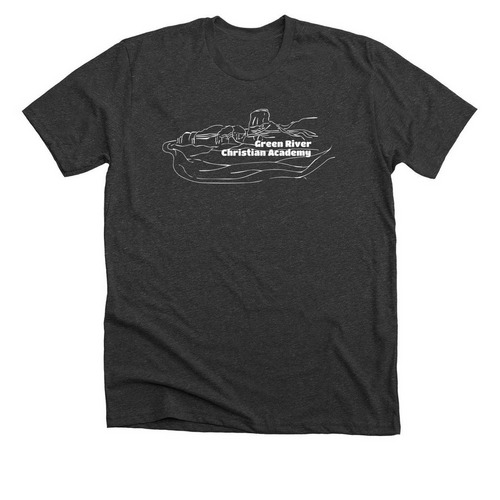 GRCA 2024-25 GR Graphic, a Dark Grey Heather Premium Unisex Tee