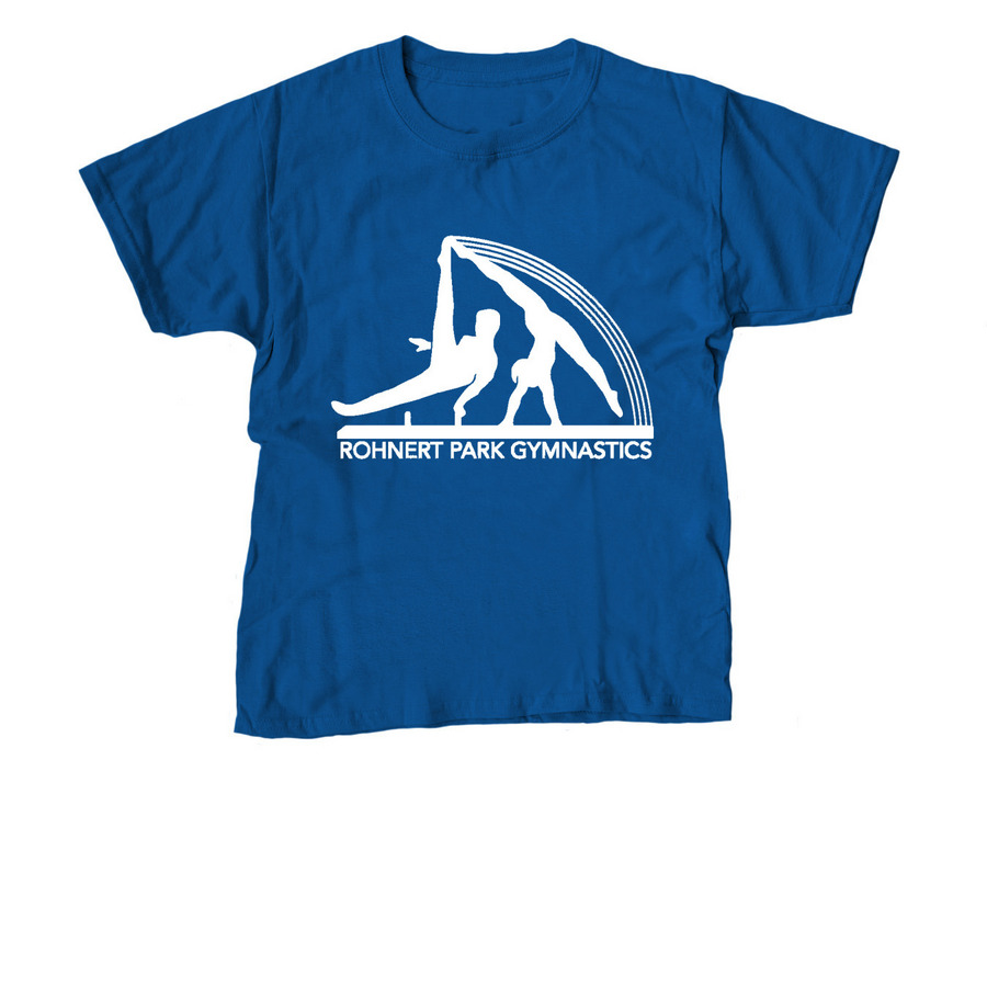 Rohnert Park Gymnastics, a Royal Blue Youth Unisex Tee