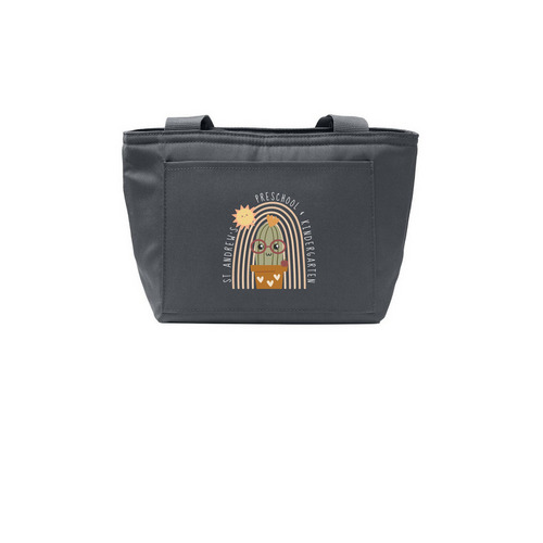 Lunch Totes, a Grey Steel Insulated Lunch Tote