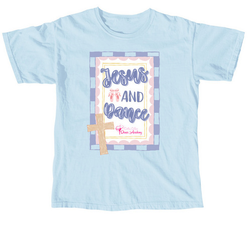 Jesus & Dance, a Chambray Comfort Colors Unisex Tee